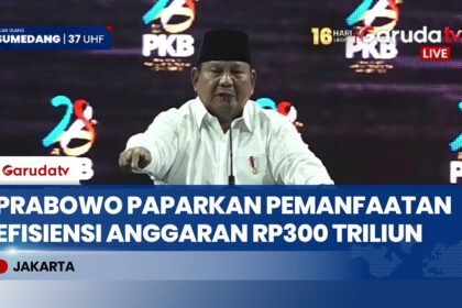 Prabowo Ungkap Efisiensi Rp300 Triliun untuk MBG, 5.000 Jembatan, dan 67.000 Sekolah