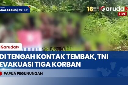 Koops TNI Habema Evakuasi Tiga Korban Penembakan di Yahukimo di Tengah Kontak Tembak