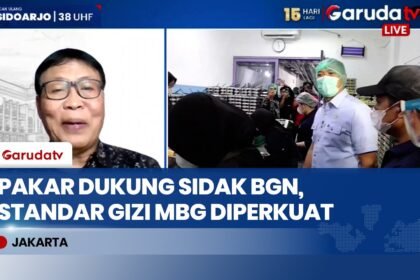Pakar Dorong Kepala BGN Sudaryono Perkuat Peran Ahli Gizi dalam Program MBG