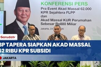 Dukung Program 3 Juta Rumah, BP Tapera Siapkan Akad Massal 62 Ribu KPR Subsidi