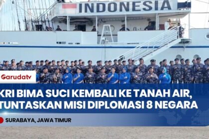Sukses Misi Kartika Jala Krida 2026, KRI Bima Suci Kembali Ke Tanah Air Usai 124 Hari Berlayar