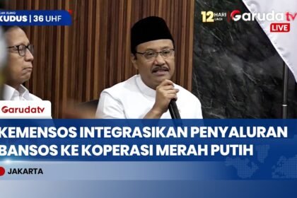 Mensos Siapkan Penyaluran Bansos Bertahap Melalui Koperasi Merah Putih