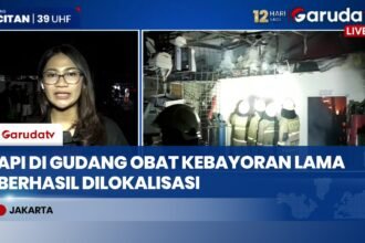Kebakaran Gudang Obat di Kebayoran Lama Berhasil Dipadamkan