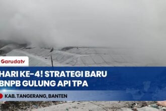 BNPB Pakai Injeksi Pipa Air dan Modifikasi Cuaca demi Padamkan Kebakaran TPA Jatiwaringin