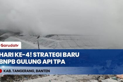BNPB Pakai Injeksi Pipa Air dan Modifikasi Cuaca demi Padamkan Kebakaran TPA Jatiwaringin