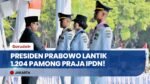 Presiden Prabowo Lantik 1.204 Pamong Praja Muda IPDN Angkatan 33 di Jatinangor