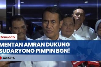 Mentan Amran Sulaiman Dukung Penuh Sudaryono Pimpin BGN & Perbaiki Tata Kelola MBG
