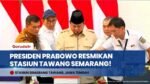 Resmikan Stasiun Semarang Tawang, Presiden Prabowo Tekankan Pentingnya Infrastruktur & Cagar Budaya