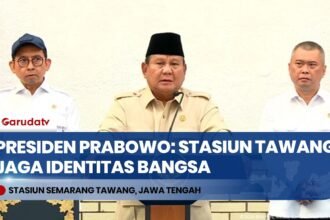 Presiden Prabowo: Pelestarian Stasiun Tawang Jaga Identitas & Memori Sejarah Bangsa!