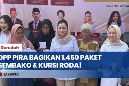 DPP PIRA Bagikan 1.450 Paket Sembako, Kursi Roda, & Santunan Ratusan Anak Yatim di Jakarta Timur