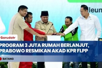 Prabowo Resmikan Akad Massal 62 Ribu Rumah Subsidi KPR FLPP di 36 Provinsi