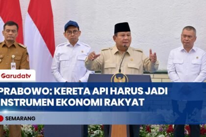 Prabowo Minta Pengembangan Perkeretaapian Utamakan Pemerataan dan Keselamatan