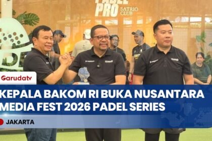 Seru Parah! Kepala BAKOM RI Muhammad Qodari Resmi Buka Nusantara Media Fest 2026 Padel Series!