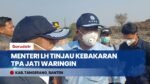 Kabar Baik! Menteri LH Tinjau TPA Jatiwaringin, Titik Api Sisa 3,6 Persen Berkat Metode Suntik Air!
