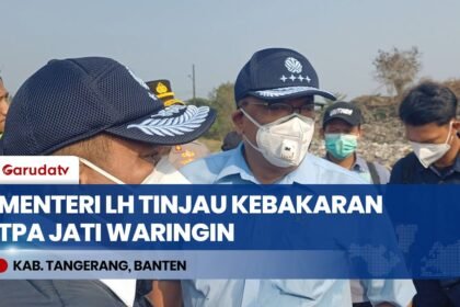 Kabar Baik! Menteri LH Tinjau TPA Jatiwaringin, Titik Api Sisa 3,6 Persen Berkat Metode Suntik Air!