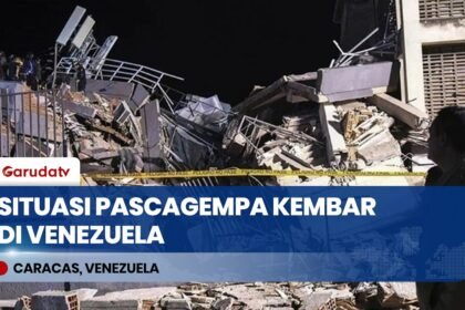 Gempa Kembar Guncang Venezuela, Warga Caracas Panik Selamatkan Diri Keluar Rumah!