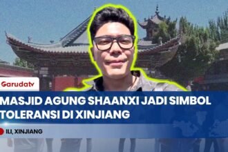 Masjid Agung Shaanxi di Xinjiang Jadi Simbol Harmoni Islam dan Budaya Tiongkok