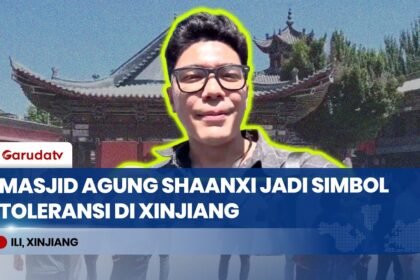Masjid Agung Shaanxi di Xinjiang Jadi Simbol Harmoni Islam dan Budaya Tiongkok