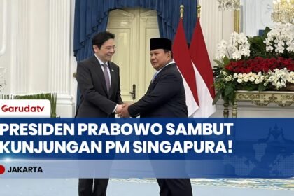 Presiden Prabowo Subianto Terima Kunjungan PM Singapura Lawrence Wong di Istana!