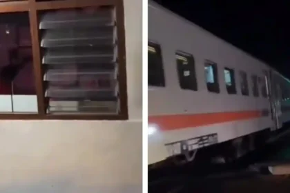 Diduga Tertidur Saat KA Brantas Melintas, Petugas Palang Pintu Mengkreng Kena SP dari KAI