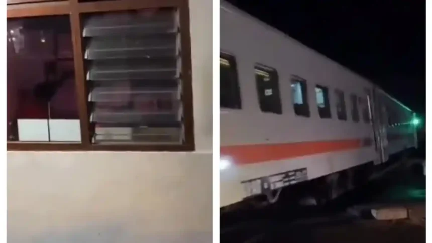 Diduga Tertidur Saat KA Brantas Melintas, Petugas Palang Pintu Mengkreng Kena SP dari KAI