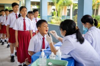 Hasil CKG Sekolah menunjukkan karies gigi masih mendominasi masalah kesehatan peserta didik, sementara anemia, hipertensi, dan obesitas juga menjadi perhatian.