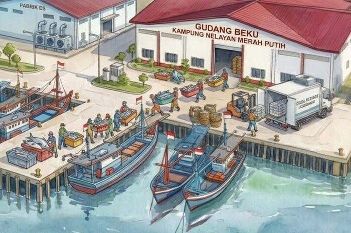 Komisi IV DPR RI menyoroti kendala pengadaan lahan dan pentingnya dukungan anggaran agar pembangunan Kampung Nelayan Merah Putih berjalan optimal.