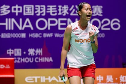 Indonesia meloloskan empat wakil ke perempat final China Open 2026 usai Jonatan Christie, Putri Kusuma Wardani, Fajar/Fikri, dan Rachel/Febi meraih kemenangan penting.