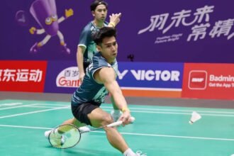 Sabar/Reza gagal melaju ke perempat final China Open 2026 setelah kembali dikalahkan Ben Lane/Sean Vendy, sementara harapan Indonesia berlanjut lewat Raymond/Joaquin.
