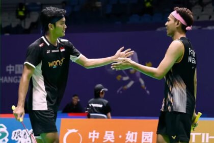 Fajar Alfian/Muhammad Shohibul Fikri tampil dominan untuk memastikan tempat di perempat final China Open 2026 dan melanjutkan tren positif usai menjuarai Japan Open.