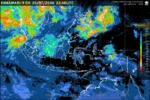 Bibit Siklon Tropis 94W memengaruhi cuaca Indonesia pada Jumat (31/7/2026) dengan potensi hujan sedang hingga lebat di sejumlah wilayah.