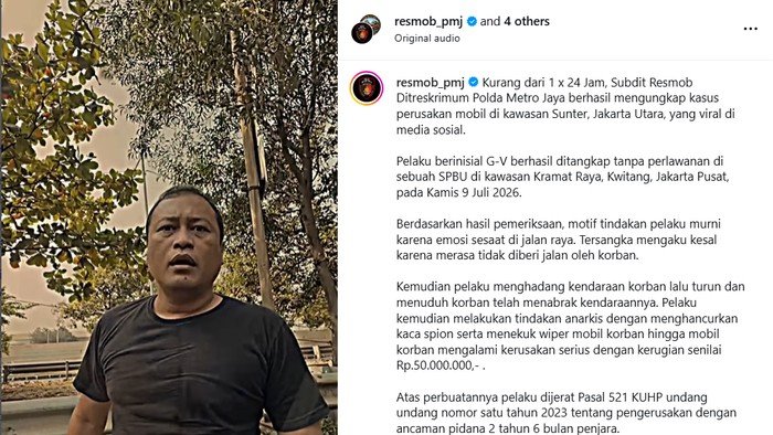 Ngamuk karena Tak Diberi Jalan, Sopir Calya Rusak MINI hingga Rugi Rp50 Juta