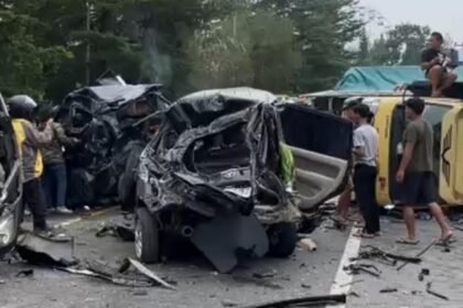 Kronologi 9 Kendaraan Terlibat Tabrakan Beruntun di Sibolangit, 4 Orang Tewas