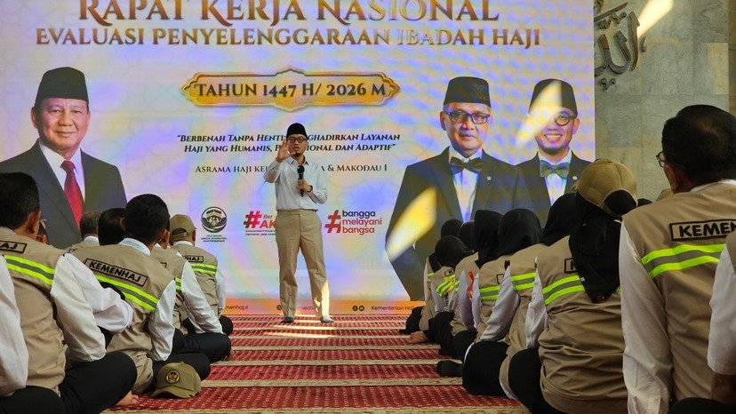 Rakernas Evaluasi Haji 2026 menjadi momentum Kementerian Haji dan Umrah memperkuat budaya kerja baru demi menghadirkan layanan haji yang profesional, transparan, dan berorientasi pada jemaah.