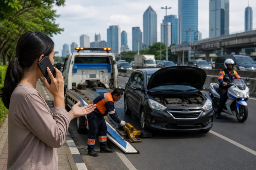 Dishub Jakarta Timur menyiagakan 25 mobil derek dan 10 sepeda motor untuk mendukung layanan Call Center 1500813.