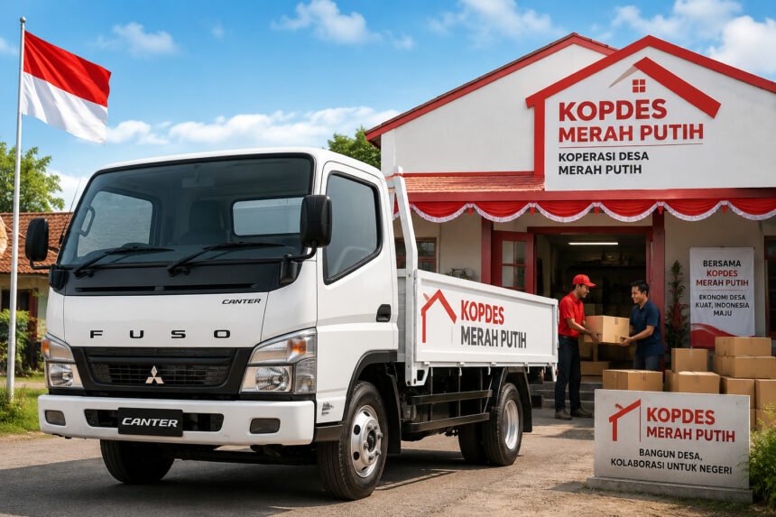 Kopdes Merah Putih Siapkan 20.600 Truk Fuso Canter (Foto: GptAI)