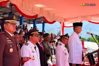Menteri PU Pimpin Upacara HUT ke-81 RI di Ende NTT