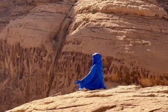 Geger Disebut Berhala, Patung Najma di Al Ula (Foto: Instagram @litaalbuquerque)