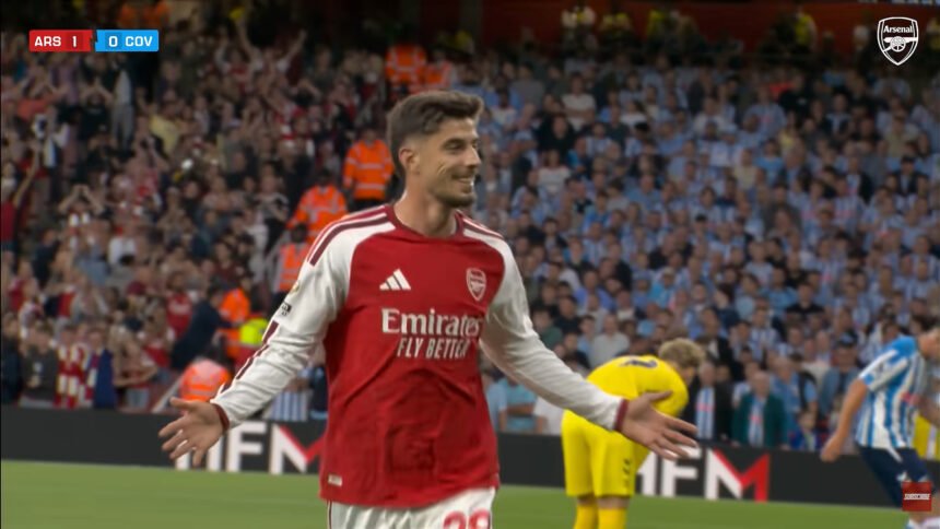 Arsenal Langsung Kuasai Puncak Klasemen Liga Inggris usai Menang 3-0 Kontra Conventry City (Foto: TangkapanLayar/Youtube/Arsenal)
