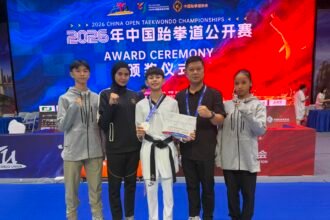 Atlet Junior Indonesia Raih Perak di China Open Taekwondo 2026
