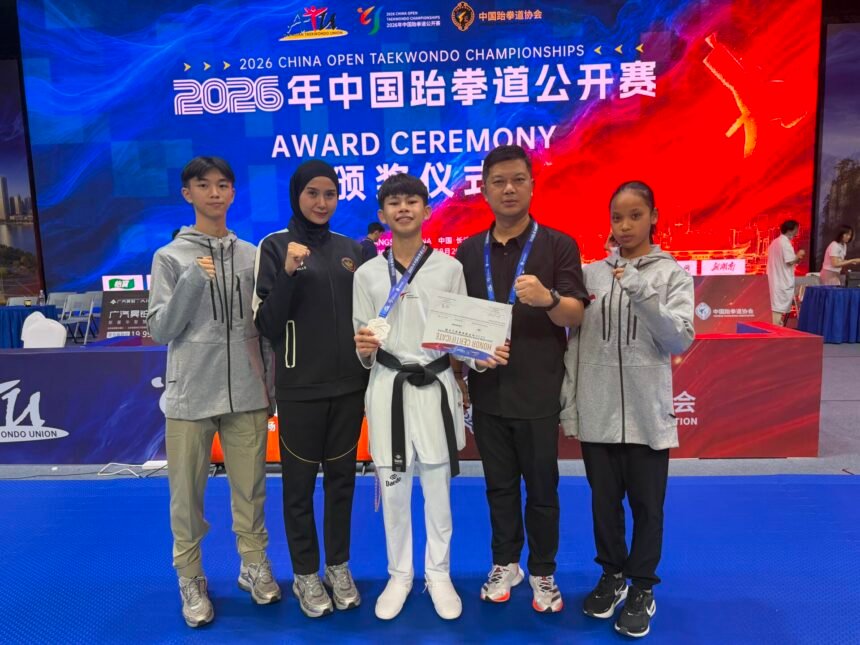 Atlet Junior Indonesia Raih Perak di China Open Taekwondo 2026