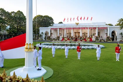 Upacara HUT RI ke-81 di Istana Merdeka (Foto: BPMI Sekretariat Presiden)