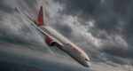 Mencekam! Pesawat Air India Sempat Turun 300 Kaki, Pilot Dinyatakan Positif Marijuana (Foto: GptAI)