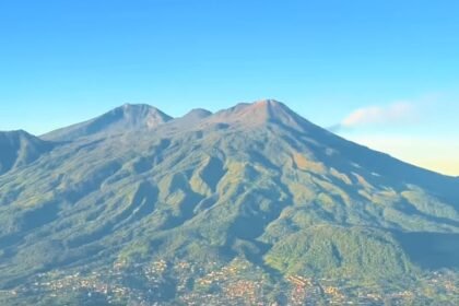 Kebakaran Tahura Raden Soerjo, Seluruh Jalur Pendakian Arjuno-Welirang Ditutup (Foto: Tiktok/@iamfandyy)