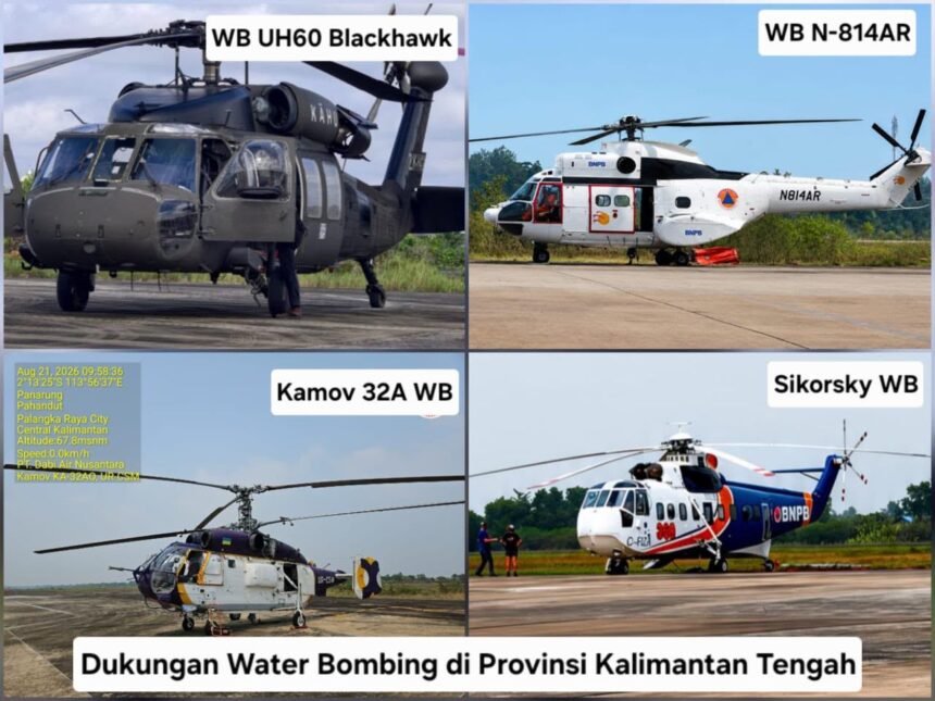 Perkuat Satgas Udara, Total 52 Pesawat Dikerahkan Padamkan Karhutla di Sumatra dan Kalimantan