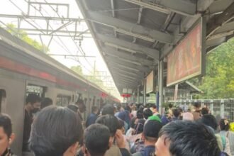 KRL ke Tanah Abang Terganggu Pagi Ini, Sebagian Perjalanan Hanya Sampai Palmerah (Foto: Rizki Raffi)