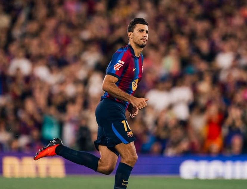 Debut Rodri Barcelona (Foto IG/@fcbarcelona