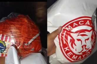Jakmania Meradang, Jersey Persija Rp1 Juta Cuma Dibungkus Plastik (Foto: TangkapanLayat/TikTok/mas.istanto)