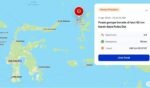 Gempa M5,9 mengguncang Laut Maluku pada Rabu malam dengan getaran dirasakan di Manado, Minahasa, Minahasa Utara, dan Tomohon.