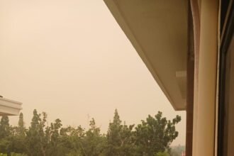 Langit Siang Pontianak Berubah Kuning Pekat Akibat Polusi Karhutla, BMKG Bilang Begini